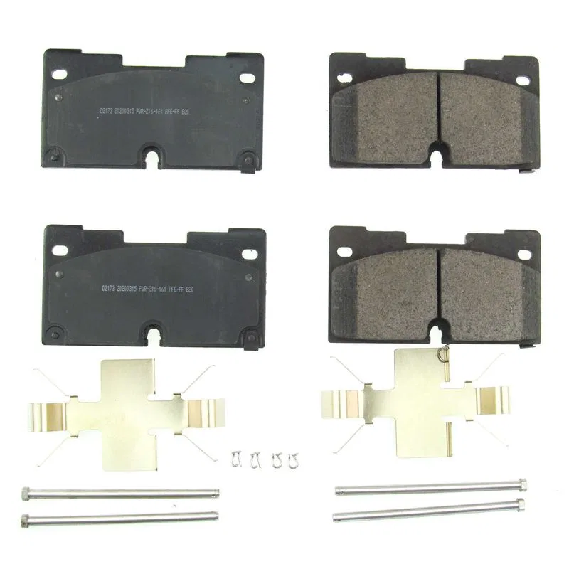17-2173 – POWERSTOP Brake Pad, FMSI Number D2173 Ceramic Brake Pads Set Of 4 With Premium Stainless Steel Hardware